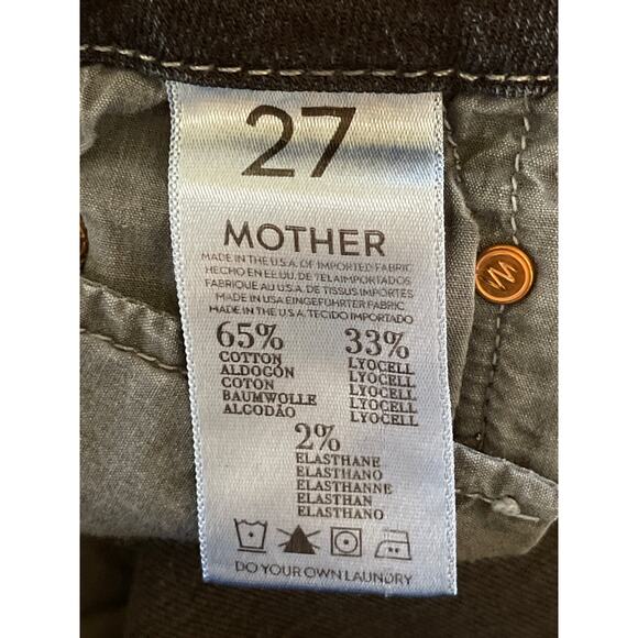 Mother Denim High Waisted Looker Skinny Jeans in Coffee Tea or Me Size 27 - Picture 11 of 11